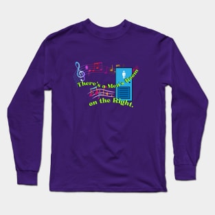 There's A Men's Room On The Right - Bad Moon Rising, Creedence Clearwater Revival Long Sleeve T-Shirt